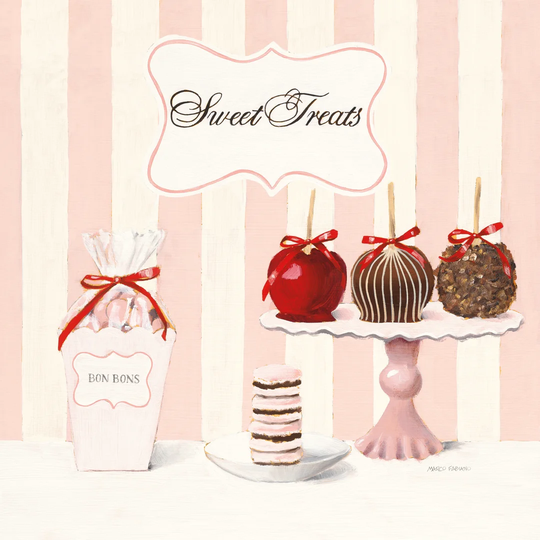 Parlour Shoppe Sweet Treats by Marco Fabiano - Unframed Graphic Art Print on Canvas
