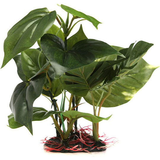 Realistic Looking Artificial Aquarium Plant Green Leaves Fish Tank Ornament