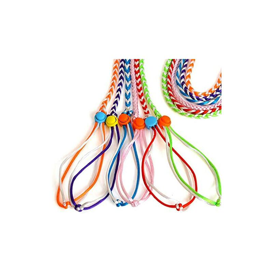 5 Pack Hamster or Hamster Adjustable Nylon Harness and Leashes - Random Color