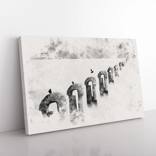 Perched Pigeons Watercolour - Print