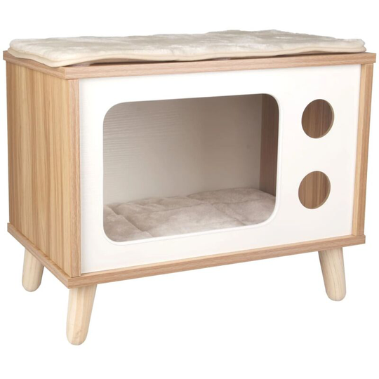 Flamingo - Cat Furniture Fino tv 50x29x41 cm Brown Brown