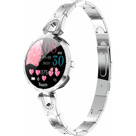 Sleek and stylish design - Rose-gold - For tracking heart rate, blood pressure, calorie consumption - With pedometer - For women