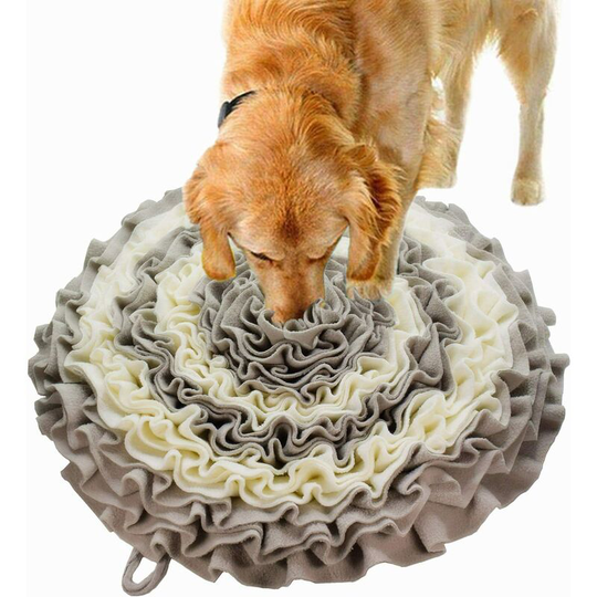 Non-slip dog training toys, large portable design, slow feeding, big nose, one-piece training mat