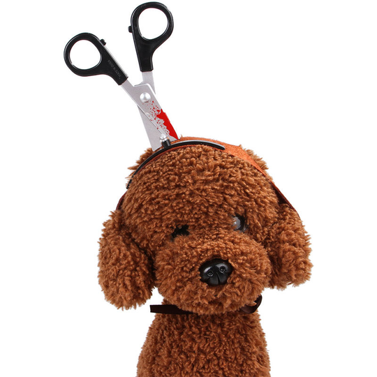 Pet Headgear Accessories, Horror Accessories, Black , Scissor m