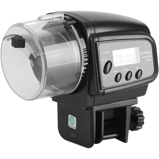 Fish Feeder - lcd Digital Fish Feeder Electronic Fish Feeder Automatic Fish Feeder Aquarium Fish Tank Feeder