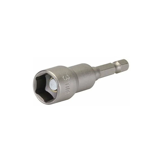 13mm x 65mm Chrome Vanadium Magnetic Nut Driver Adapter Hex Shank Power Drills