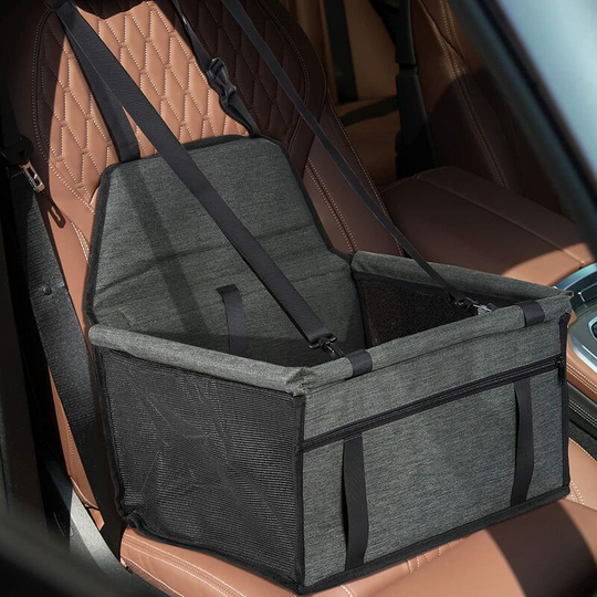Bearsu - Dog Car Seat, Waterproof Folding Dog Car Seat Carrier with Safety Belt and Storage Bag, Dog Car Seat Suitable for Small and Medium Pets.