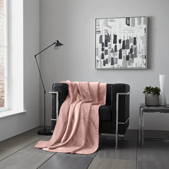 Courtois Flannel Sherpa Throw