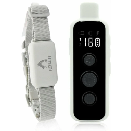 Perle Rare - Dog Training Collar ● Waterproof and Rechargeable Collar ● Instructions in French ● 3 Training Modes: Sound, Vibration and Electrical