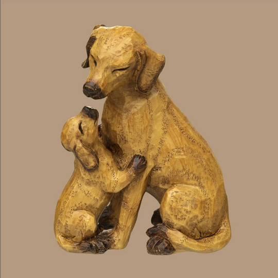Earp Dog with Puppy Figurine
