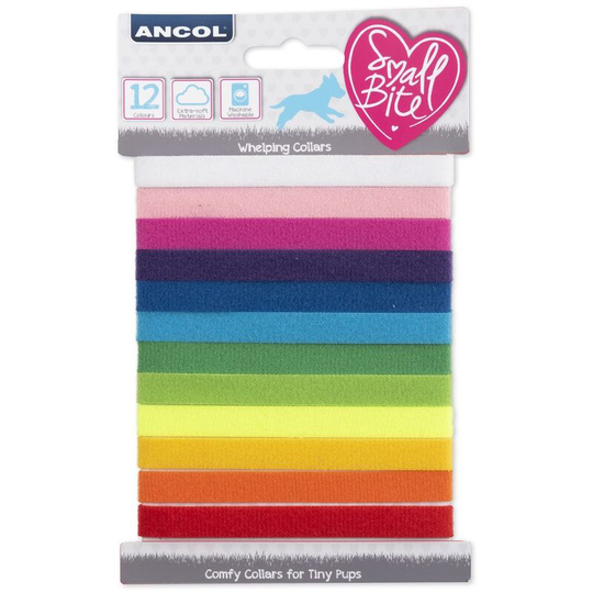 Whelping Dog Collar (One Size) (Multicoloured) - Multicoloured - Ancol