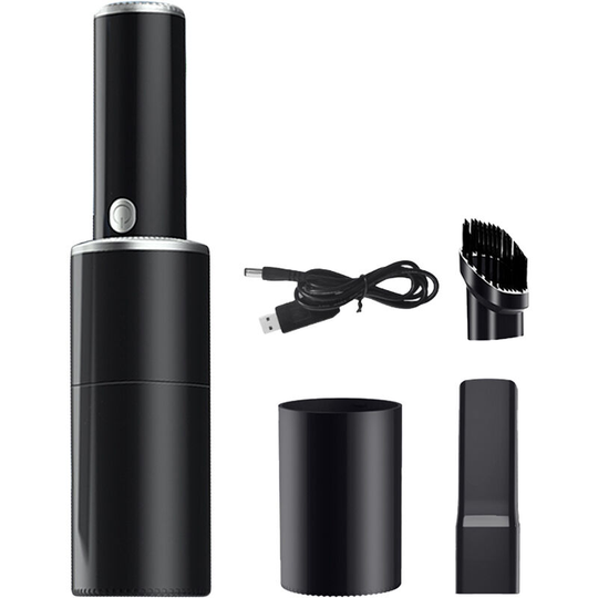 10000Pa Car Vacuum Cleaner Portable Mini Handheld USB Vacuum Cleaner 120W Strong Suction Vacuum Cleaner for Pet Hair Dust Gravel Cleaning, Silver