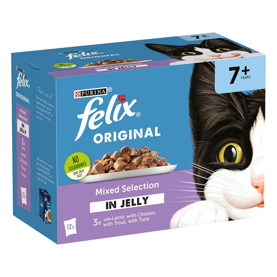 Felix Senior Pouches - Mixed Selection 2 (12 x 100g)