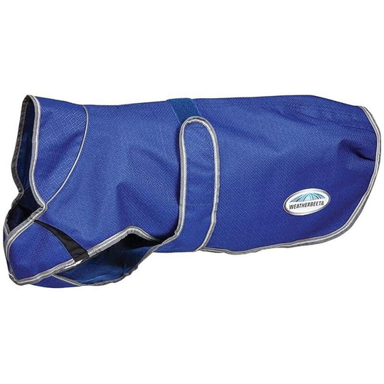 Weatherbeeta - Comfitec Premier Free Duo Deluxe Parka Dog Coat (40cm) (Dark Blue/Grey/White) - Dark Blue/Grey/White