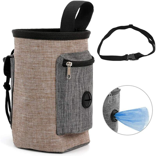 Portable Pet Dog Treat Pouch Puppy Dog Bait Holder Waist Bag Pack Dog Training Snack Container Bag Puppy Bait Holder