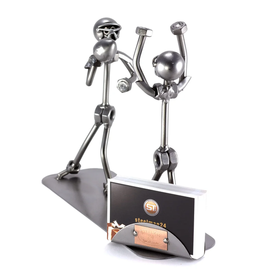 Football Quarterback Screw Man Place Card Holder