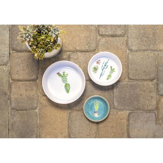 Mari Melamine Pet Cactus Bowl