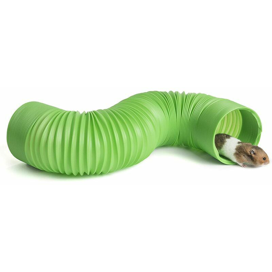 Joorrt - Fun Tunnel Rodents, 39 x 4 Fit Adult Ferrets and Rats, Green