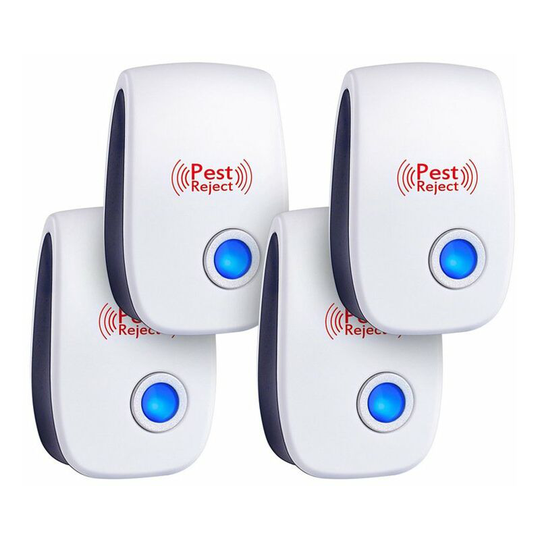 6 Packs Ultrasonic Pest Repeller - Spider Repellent - Insect Repellent for Mice, Rodents, Mosquitoes, Rats, Ants - Mouse Repellent - Mice Repellent
