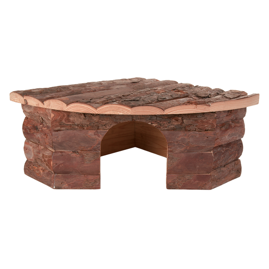 Corner Cabin for Small Pets - 42 x 30/30 x 15 cm (L x W x H)