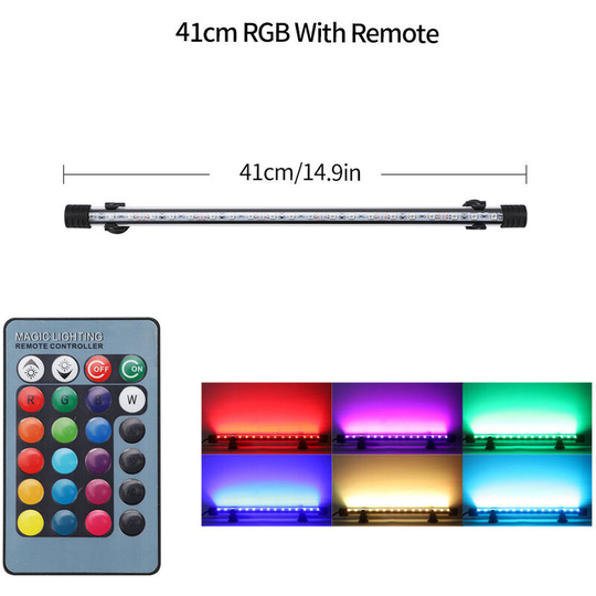 Color Changing Remote Control Aquarium Light for Dragon Fish Land and Water Aquarium Light Aquatic Plant Light (SZD-Q40RM)