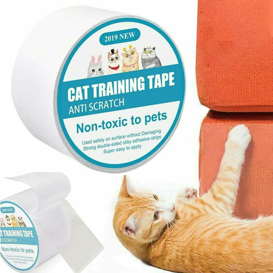 Cats Transparent Scratch Protector Anti-Scratch Adhesive Tape Furniture Sofa Couch Protection 6.35cm*5m