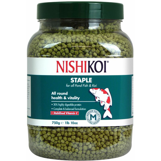 Staple 750g (Medium Pellet) - Nishikoi