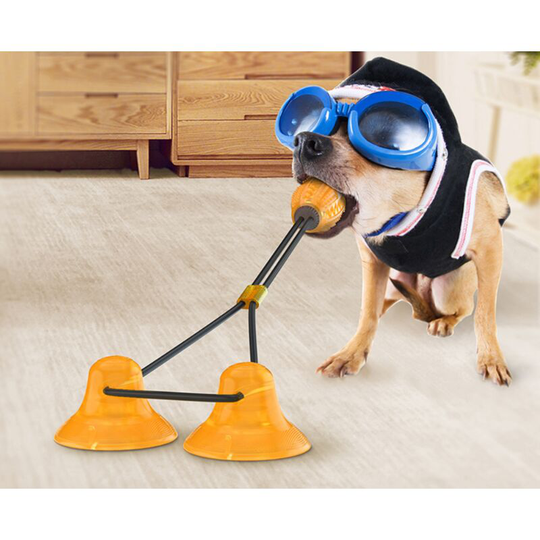 Betterlifegb - Dog toy 4 in 1, dog chew toy for teeth cleaning, indestructible dog rope game, toy food distributor for non-toxic dog, interactive toy