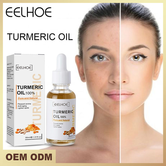 Face Serum Face Essence, Anti Aging Serum for Wrinkles, 30ml Natural Turmeric & Vitamin C & Vitamin E Face Serum Essence Whitening Moisturizing Cream