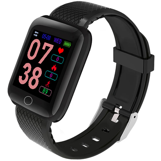 Superseller - Smart Bracelet with 1.44 Inches tft Screen Watch Heart Rate Blood Pressure Blood Oxygen Monitoring Multi-Sport Mode bt Watch