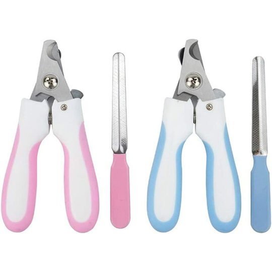 Claw Scissors for Dogs Cats, 2 Pieces Pet Claw Clippers, Cat Claw Clippers, Stainless Steel Nail Cli
