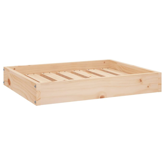 vidaXL Solid Wood Pine Dog Bed 61.5x49x9 cm Wooden Pet Sofa Puppy Dog Couch