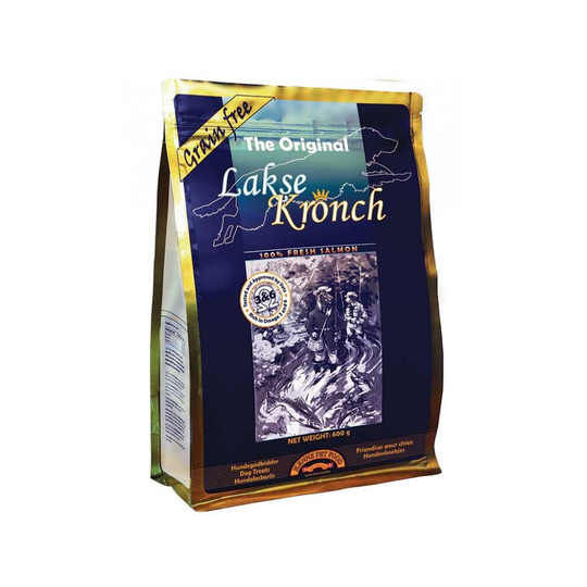 Lakse Kronch 85% Salmon Dog Treats - 600g omega 3 & 6 natural training