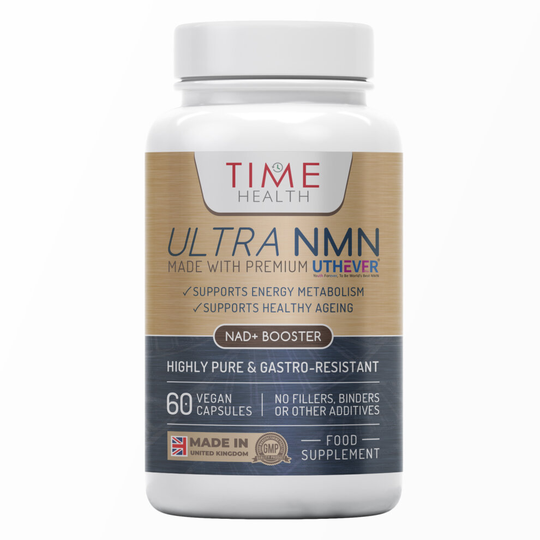 Ultra NMN (β-Nicotinamide Mononucleotide) - NAD+ Booster - Cellular Energy & Anti-Ageing - Stabilised - Made with UTHEVER®