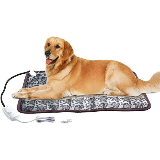 Joorrt - xxl heating cushion for large dog bed outside or at home, electric heating mat for small dog niche, cat, puppy, waterproof, easy to clean,