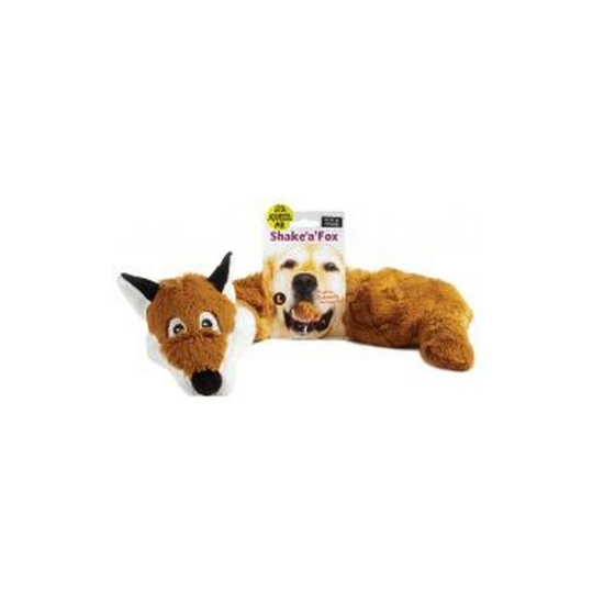 Ruff 'n' Tumble Shake 'a' Animal Dog Toy (Small) (Fox) - Fox - Sharples
