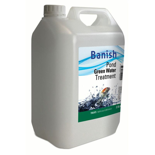 Industrial Leisure - Banish Greenwater Pond Treatment 2.5 Litre - Treats 56875 Litres