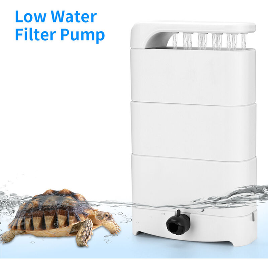Benobby Kids - Aquarium filter 580L/H, 15w, bio-filtration for amphibian aquarium, three-layer filtration, internal filter pump for sponges and