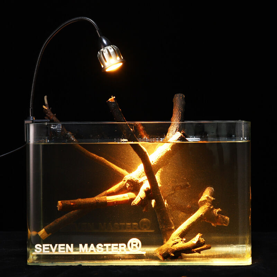 Aquarium Spot Light Aquarium Clip Light Aquarium Spot Light (3W Warm Yellow Clip Model Base)