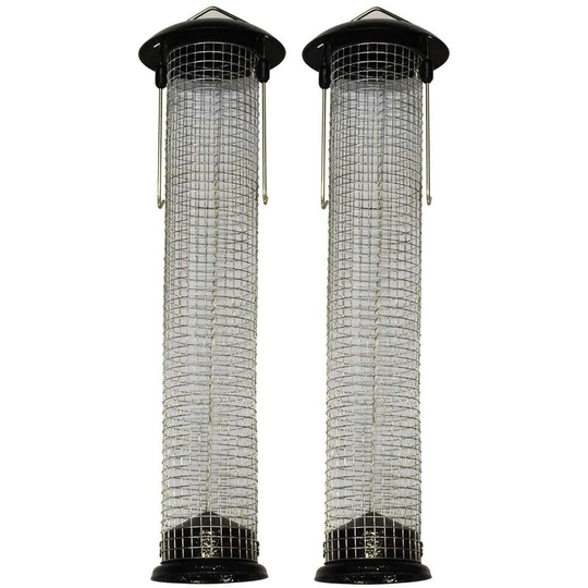 2 x Large Hanging Peanut Bird Feeders For Selections Bird Feeding Stations