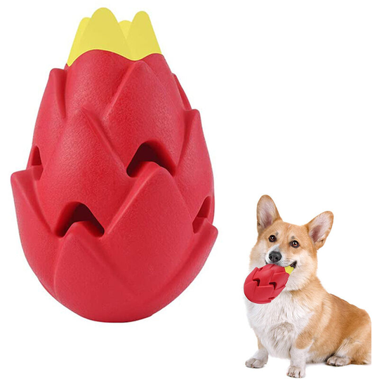 Play with high-quality dog chew toys, stylishly designed interactive dog toys for large dogs, dog educational toys, dragon fruit