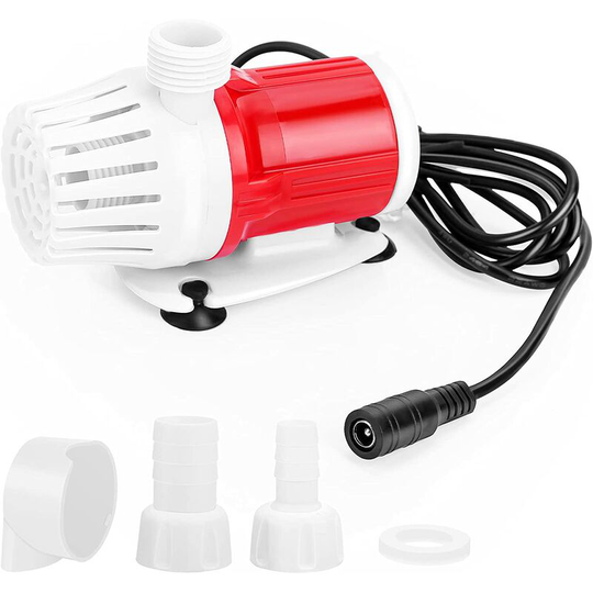 Dc 12V 20W Submersible Pump Portable Aquarium Water Pump 1200L/H High Flow Pumps Amphibious Pump for Home Pond Fish Tank Fountain