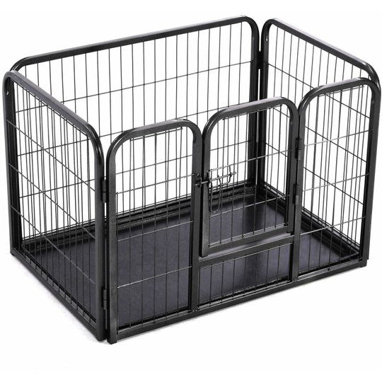 Puppy Playpen Steel 93x63x61cm VDTD07132 - Topdeal