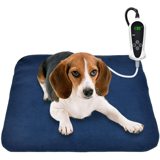 Heating pad for pets, electric heating pad for heat mat for dogs and cats, automatic extinction, 45x 45 cm (European)