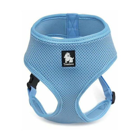 Mesh Vest Harness (S Blue) Soft Breathable for Puppy Kitten Small Pets