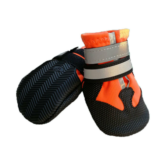 Pet dog shoes Autumn and winter outdoor shoes Orange S