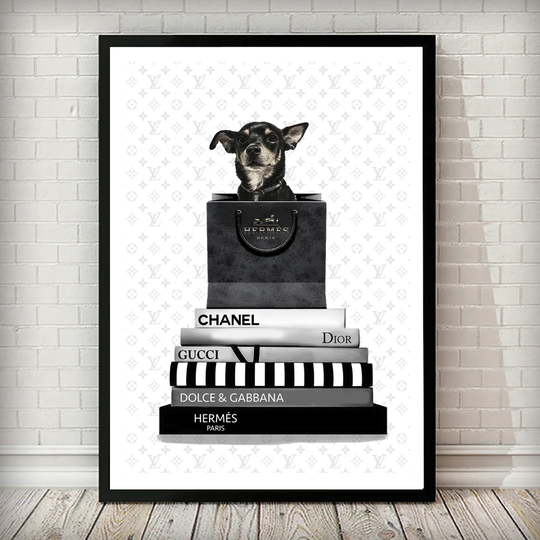 'Miniature Pinscher Dog Toy Manchester Terrier' Framed Graphic Art Print