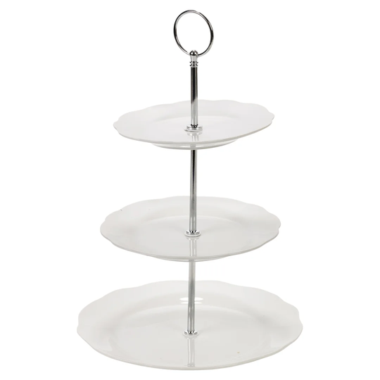 Flower/Wave Tiered Stand