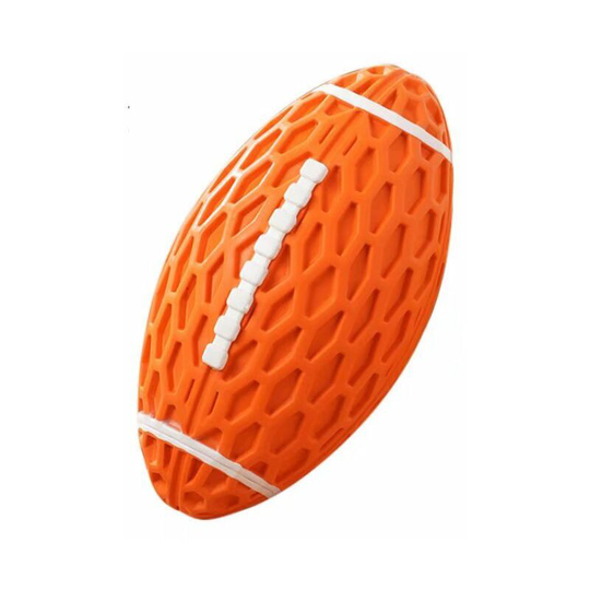 Betterlifegb - Rubber Ball Toys Puppy Chew Toys Up Tough Squeaky Dog Teething Chewing Toy Durable Natural Rubber Dog Games Toys(Green)