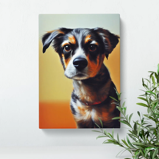 Puppy Dog - Wrapped Canvas Graphic Art